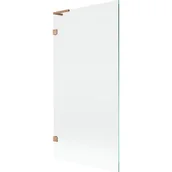 Parawany nawannowe - Mexen Lunar L parawan nawannowy 1-skrzydłowy 90 x 150 cm, transparent, miedź szczotkowana - 897L-090-000-65-00 - miniaturka - grafika 1
