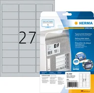 Etykiety samoprzylepne i bloki etykiet - Herma HERMA Typenschildetiketten A4 63,5x29,6 mm Folie 270 St. - miniaturka - grafika 1