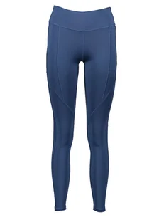 Reebok Legginsy w kolorze granatowym - Spodnie sportowe damskie - miniaturka - grafika 1