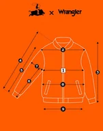 Kurtki męskie - Wrangler UTILITY JACKET Navy dwustronna kurtka męska bawełniana katana 3XL - miniaturka - grafika 1