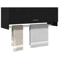 Szafy - Szafa vidaXL Czarny dąb Drewno 100 x 32.5 x 35 cm Szafa Prostokątna - miniaturka - grafika 1