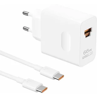 Ładowarka sieciowa HUAWEI SuperCharge 66W Biały + Kabel USB-C - Ładowarki do telefonów - miniaturka - grafika 1