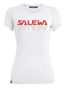 Salewa Koszulka funkcyjna w kolorze białym - Koszulki sportowe damskie - miniaturka - grafika 1