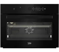 Piekarniki do zabudowy - Beko bPro500 BBCM17400B Termoobieg Czarne szkło - miniaturka - grafika 1