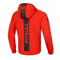 Odzież taktyczna i umundurowanie - Bluza rozpinana z kapturem Pit Bull 300 Interlock Hermes '24 - Flame Red  M - miniaturka - grafika 1