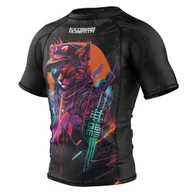 Kimona, stroje i obuwie - Koszulka Męska na siłownię rashguard MMA EXTREME HOBBY CYBER ANIMALS - miniaturka - grafika 1