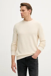 Guess sweter męski kolor beżowy lekki M5YR01 Z3FB1 - Swetry męskie - miniaturka - grafika 1