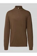 Bluzy męskie - Bluza z kołnierzem o kroju regular fit z mieszanki bawełny i wiskozy model LOUI - Only & Sons - miniaturka - grafika 1