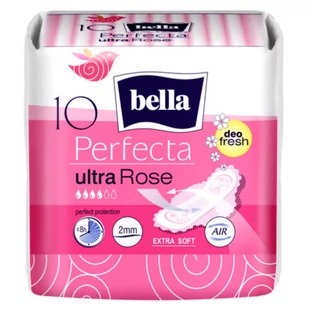 Bella CHEMIA KOSMETYKI UE - C Podpaski Perfecta Ultra Rose 10szt NIE000676 - Chusteczki nawilżane - miniaturka - grafika 1