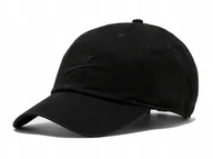 Czapki damskie - CZAPKA Z DASZKIEM NIKE FB5368-010 czarna bawełniana M/L - miniaturka - grafika 1