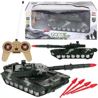 Zabawki zdalnie sterowane - Nobo Kids, Zdalnie Sterowany Czołg Z Wyrzutnią Armata Tank - miniaturka - grafika 1