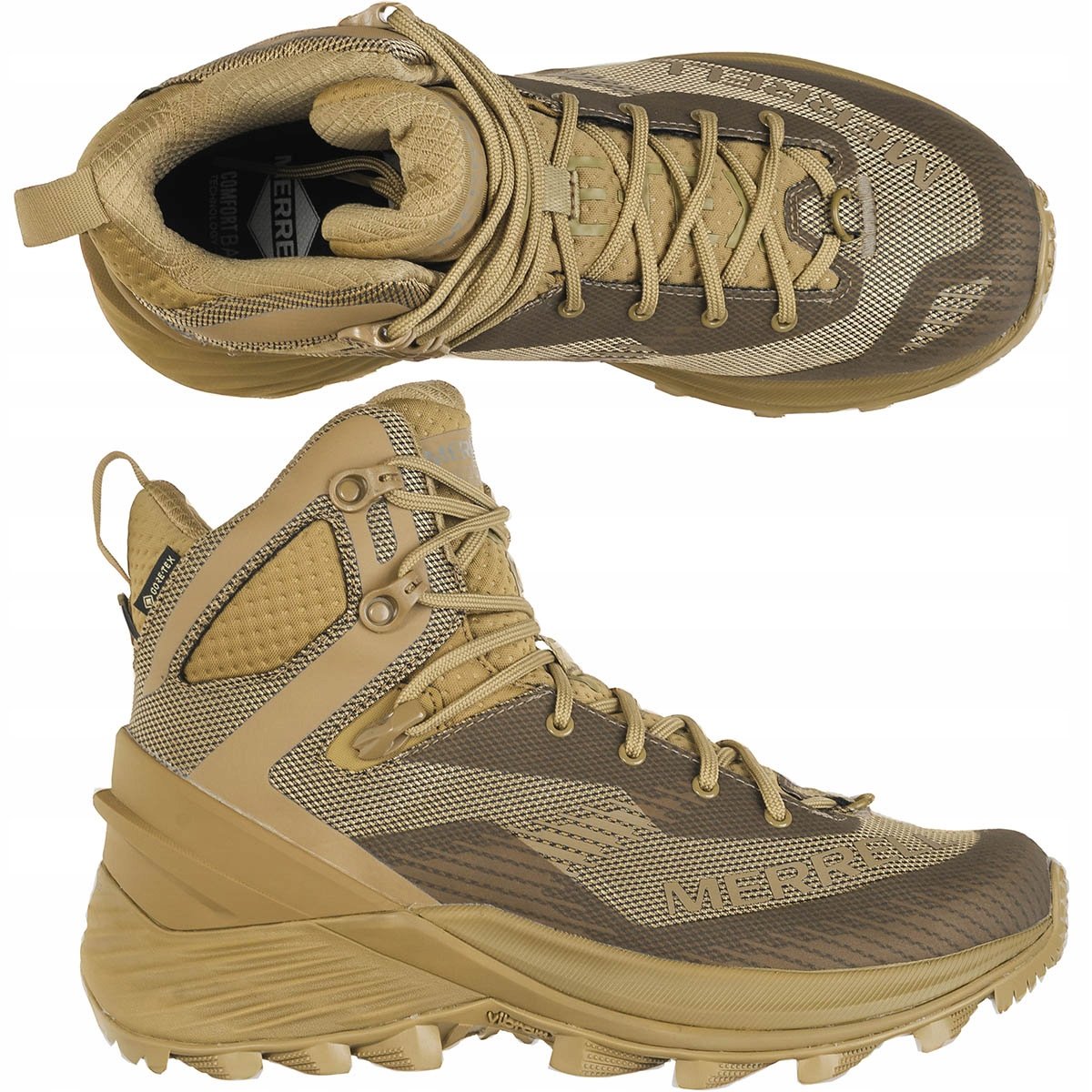 Merrell Wysokie Buty Trekkingowe Męskie Rogue 8 Gtx Gore Tex Coyote 45