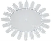 Akcesoria do paznokci - Wzornik Przeźroczysty Słoneczko Próbnik Clear - miniaturka - grafika 1