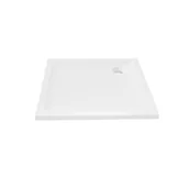 Brodziki prysznicowe - Brodzik kwadratowy New Trendy Mild 100x100x4,5 biały akryl B-0627 - miniaturka - grafika 1