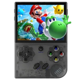 ANBERNIC RG35XX Plus Game Console 128GB 3300mAh Battery, 5G WiFi Bluetooth, Moonlight Streaming - Transparent Black - Konsole i gry retro - miniaturka - grafika 1