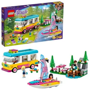 LEGO Friends Leśny mikrobus kempingowy i żaglówka 41681 - Klocki - miniaturka - grafika 1