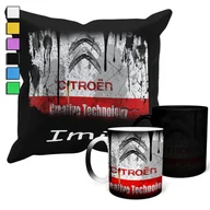 Gadżety dla niej i dla niego - ZESTAW KUBEK MAGICZNY ZMIENIAJĄCY KOLOR + POSZEWKA MOTO CITROEN + IMIĘ - miniaturka - grafika 1