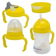 Kubki dla dzieci - B.Box Kubek 4w1 zestaw 240 ml, cytrynowy, BB00496 - miniaturka - grafika 1