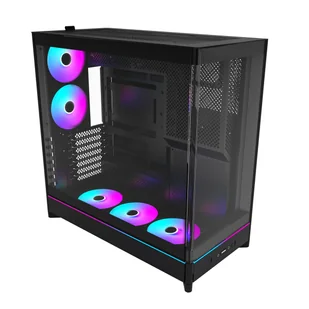 Obudowa do komputera Montech HS02 Pro Black - Obudowy komputerowe - miniaturka - grafika 1
