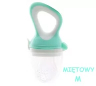 Gryzaki dla dzieci - Gryzak do podawania pokarmu smoczek do poznawania samków na owoce i warzywa MIĘTOWY M - miniaturka - grafika 1