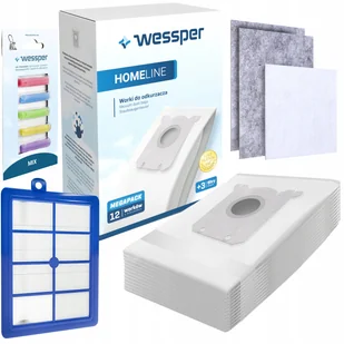 Zestaw Filtr Hepa Worki 12 Szt Electrolux Bag - Worki do odkurzaczy - miniaturka - grafika 1