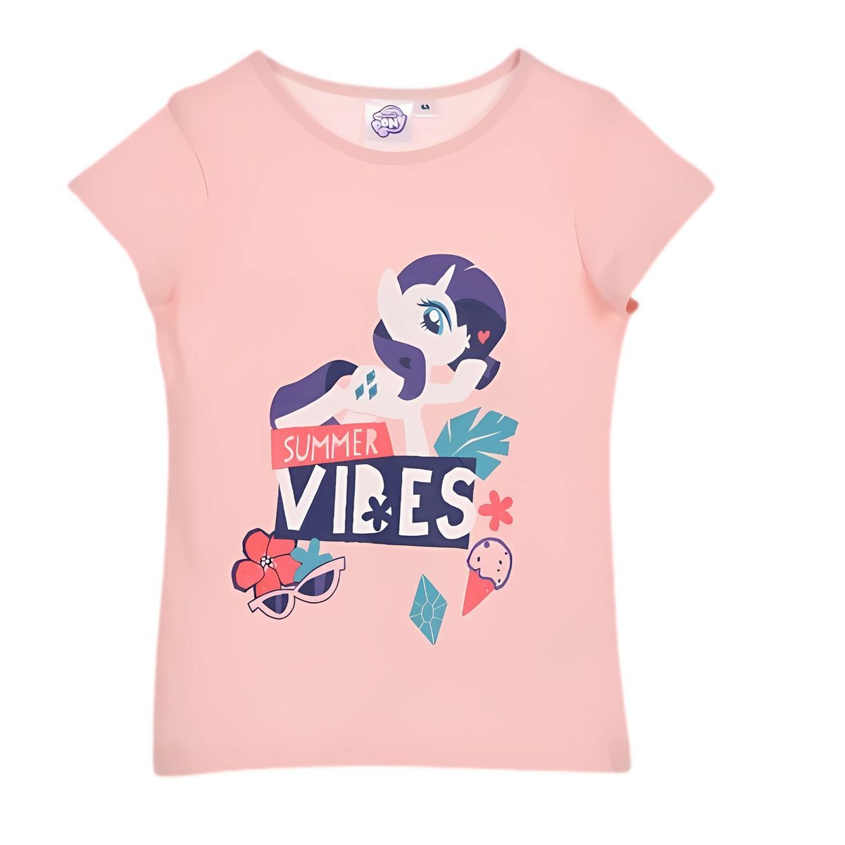 Koszulka dziewczęca My Little Pony bawełniana różowa-98