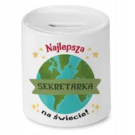 Skarbonki - Dla Sekretarki Skarbonka na Urodziny Na Prezent z Nadrukiem ze Zdjęciem - miniaturka - grafika 1