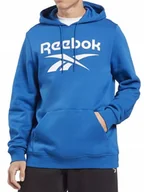Bluzy męskie - BLUZA męska REEBOK Z KAPTUREM H54801 kangurka bawełniana M - miniaturka - grafika 1