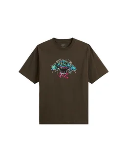 T-shirt Męski VANS Goofy Ghoul SS Coal Brown VN000PDYEMP1 M - Koszulki męskie - miniaturka - grafika 1