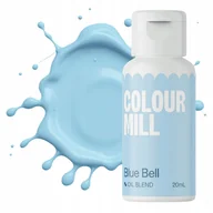 Dodatki do ciast w proszku - Barwnik olejowy do mas tłustych kremu czekolady błękitny colour mill 20ml - miniaturka - grafika 1