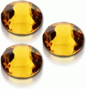 Ozdoba do paznokci Cyrkonie Swarovski SS10 203 Topaz 50 szt - Ozdoby do paznokci - miniaturka - grafika 1
