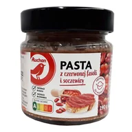 Zdrowa żywność - Auchan - Pasta z czerwonej fasoli i soczewicy. Produkt sterylizowany - miniaturka - grafika 1