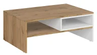 Ławy i stoliki kawowe - Skandynawska ława z półką dąb wotan C4-G24 - miniaturka - grafika 1