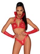 Odzież erotyczna - Obsessive sklep producenta Seksowny, czerwony kostium  Vampines L/XL - miniaturka - grafika 1