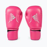 Rękawice bokserskie - Rękawice bokserskie adidas Speed 50 różowe ADISBG50 - miniaturka - grafika 1