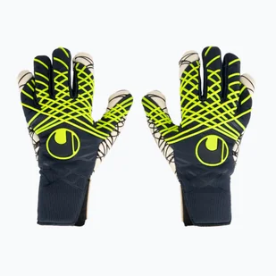 Rękawice bramkarskie uhlsport Prediction Ultragrip HN navy/white/fluo yellow WYSYŁKA W 24H 30 DNI NA ZWROT - Piłka nożna - miniaturka - grafika 1