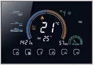 Systemy inteligentnych domów - Renov8 Smart Wi-Fi Thermostat with color LCD for fan-coil 2/4 pipe - compatible 86x86 and round 60mm box - miniaturka - grafika 1