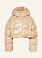 Moda i Uroda OUTLET - dsquared2 Krótka Kurtka Puchowa beige - miniaturka - grafika 1