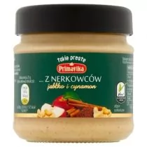 Krem z orzechów nerkowca z jabłkiem i cynamonem 185g Primavika - Desery dla dzieci - miniaturka - grafika 1