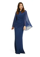 Sukienki - Vera Mont Vera Mont Sukienka damska 4678/4589, festiwalowa niebieska, 40, Festival Blue, 40 - miniaturka - grafika 1