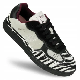 Buty sportowe damskie Daniel Lopez skórzane SNEAKERSY zebra SS2D4015 38 - Sneakersy damskie - miniaturka - grafika 1
