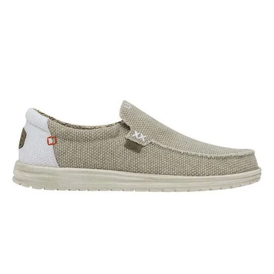 BUTY MĘSKIE HEY DUDE MIKKA Letnie Lekkie Przewiewne Wsuwane 40124-1LB Beżowy 41