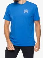 Koszulki męskie - Koszulka męska Helly Hansen Skog Recycled Graphic T-Shirt - cobalt 2.0 - miniaturka - grafika 1