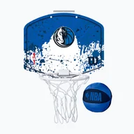 Koszykówka - Zestaw do mini-koszykówki Wilson NBA Team Mini Hoop Dallas Mavericks - miniaturka - grafika 1