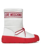 Śniegowce damskie - LOVE MOSCHINO Śniegowce JA15855H0HIN010B Biały - miniaturka - grafika 1