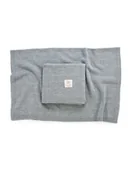 Koce i narzuty dla dzieci - Poofi Kocyk merino Narwik szary - miniaturka - grafika 1