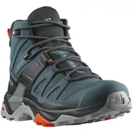 Buty trekkingowe męskie - Męskie buty turystyczne Salomon X Ultra 4 Mid Gtx Rozmiar butów (UE): 44 / Kolor: niebieski/czarny - miniaturka - grafika 1
