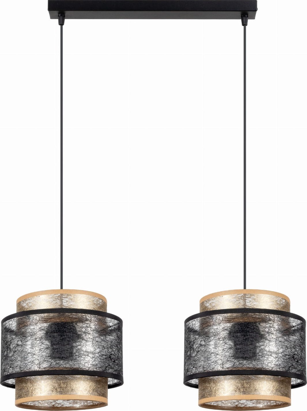 Lampa wisząca Solar Nowoczesna lampa wisząca TRICCO 2 płomienna