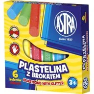 Masy plastyczne - Astra Plastelina 6Kol.brokatowa - miniaturka - grafika 1