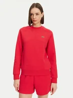 Bluzy damskie - Lacoste Bluza SF8347 Czerwony Regular Fit - miniaturka - grafika 1